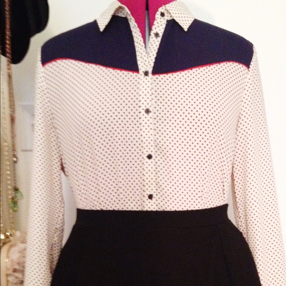 Forever 21 Button Up Blouse - Picture 2 of 4