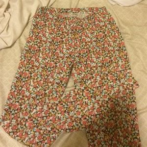 Floral leggings