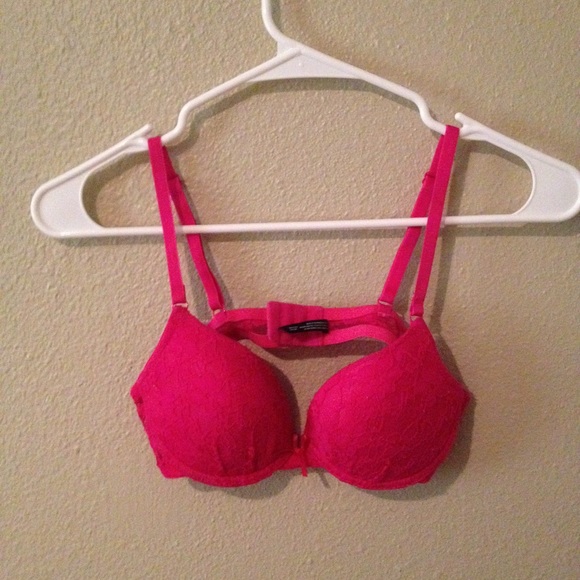 Pink Lace Bra