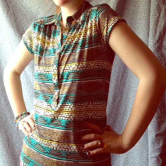 Graphic soft knit top by Alfani