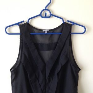 Black sheer top (small)