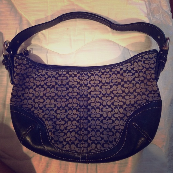 Black coach purse