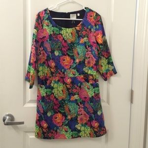 Anthropologie Floral Mini Dress