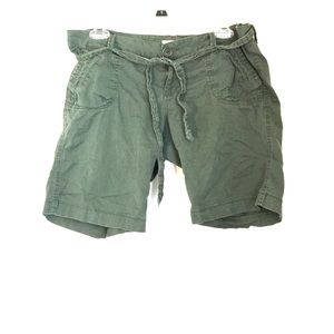 Army green shorts