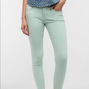 Teal Mid Rise BDG Jeans