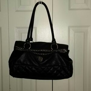 Black Leather Bebe Purse
