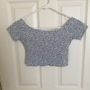 Hollister Floral Crop Top