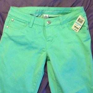 Mint skinny jeans