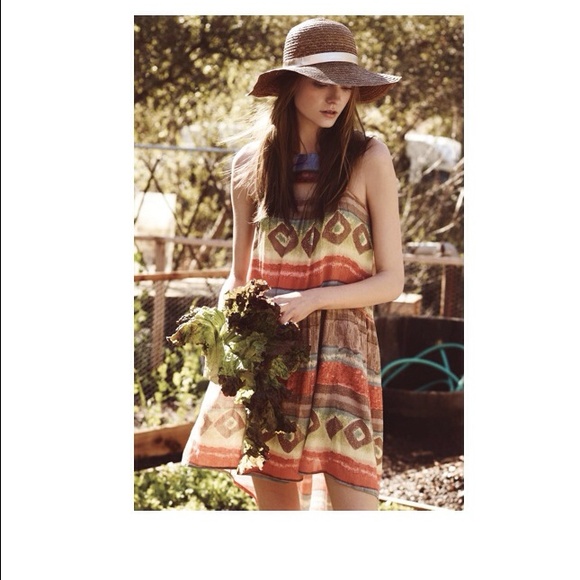 Anthropologie TOPOCK HALTER DRESS Small NWT