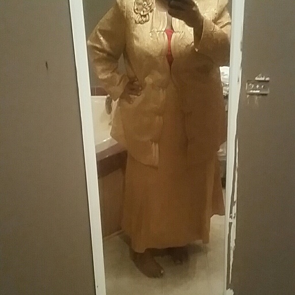 Rust wedding or banquet attire