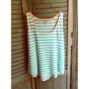 100% Linen striped tank