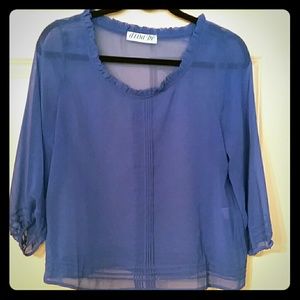 Royal blue Francesca's top