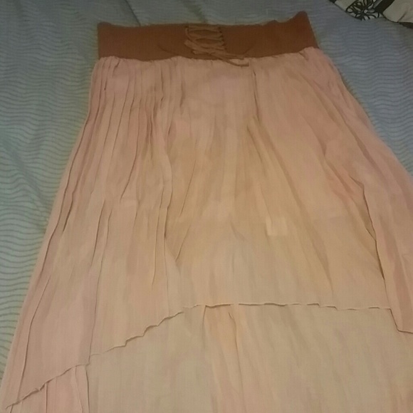 Cute Hi-low pink skirt