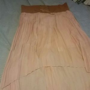 Cute Hi-low pink skirt