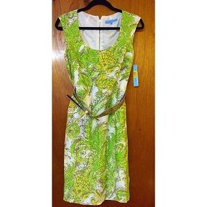 Antonio Melanin sheath dress with Python belt