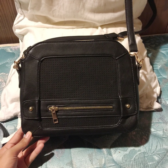 Black cross body bag