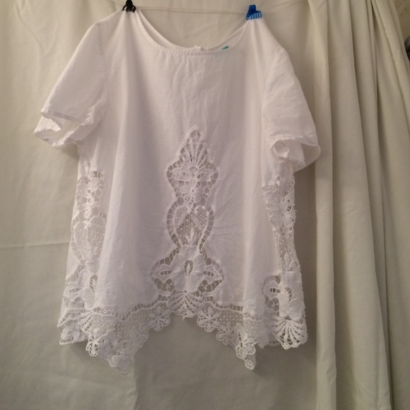 Urban White Flowy Top