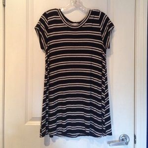 Striped t shirt dress