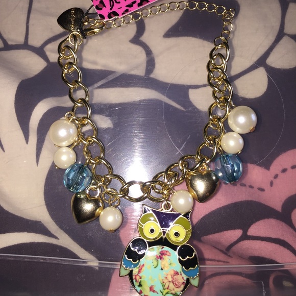 Betsey Johnson owl bracelet