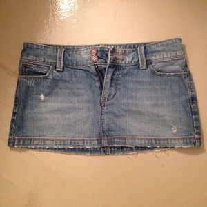 Hollister denim skirt