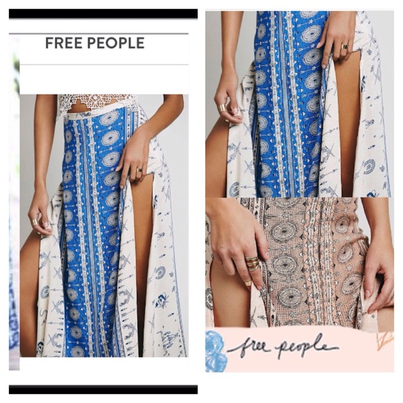 Indigo Boho paneled skirt - Picture 4 of 4