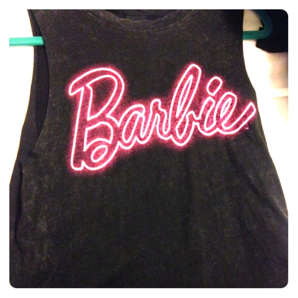 Forever 21 "Barbie" acid wash tank top! Small!
