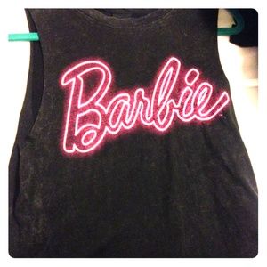 Forever 21 "Barbie" acid wash tank top! Small!