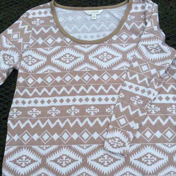 Patterned tunic
