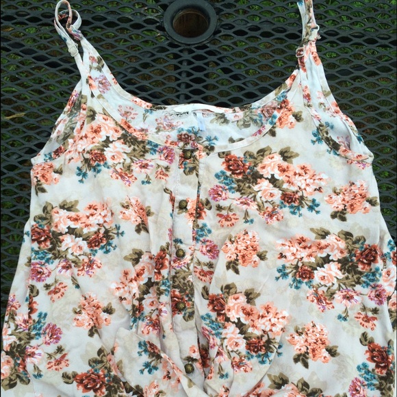 Floral tank top