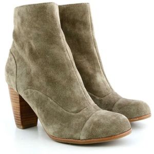 DOLCE VITA Taupe Suede Ankle Bootie