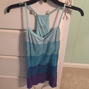 Blue to Purple spaghetti strap top