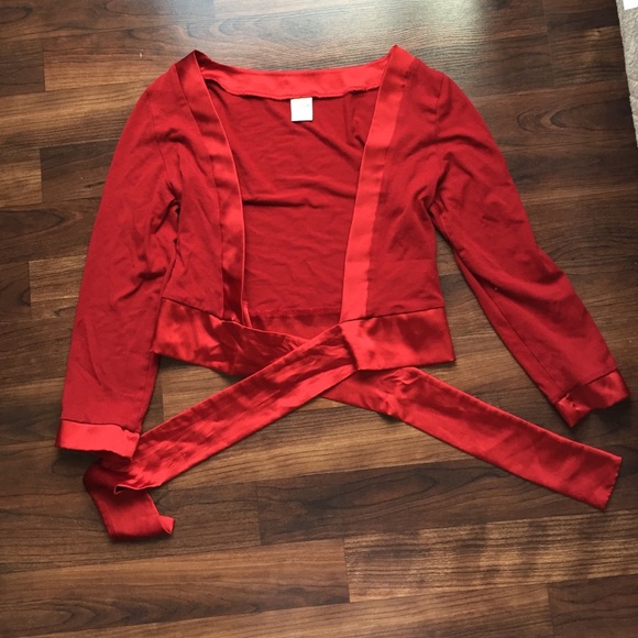 Long sleeve cropped bolero