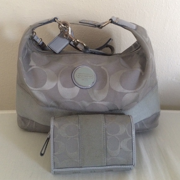 Authentic Coach bag and wallet set