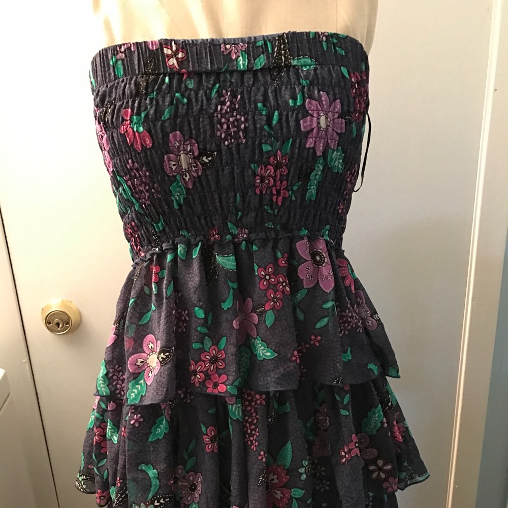 Floral 3 tiered dress
