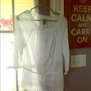 Ralph Lauren peasant top