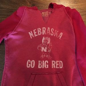 Womens Husker Hooded Sweatshirt Size Small
