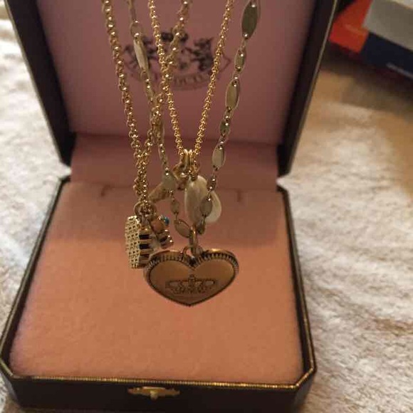 Juicy Couture Multi Pendant Necklace