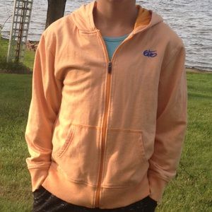 Nike 6.0 unisex marled Orange zip up sweatshirt