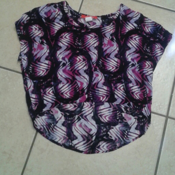 Hi low blouse