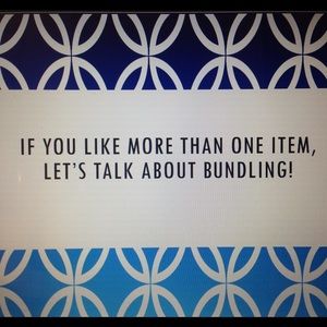 Not afraid to bundle, just ask!