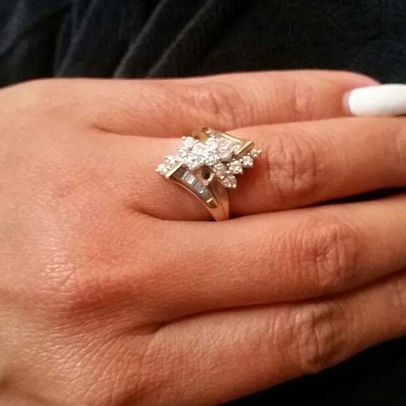 Reed's jewelers Jewelry 4kt Engagementpromise Ring Gold Diamond