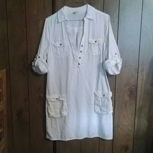 Old navy, button up, summer dress.