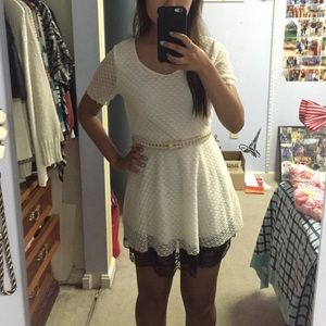 Black and White Casual Dress