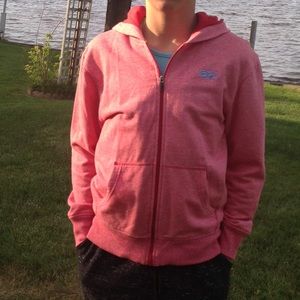 Nike 6.0 unisex marled red zip up sweatshirt