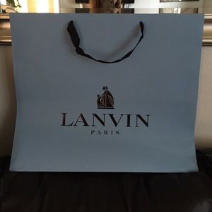 Large lanvin shopping bag