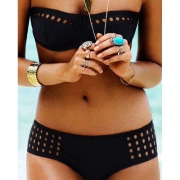 Black Cutout Bikini