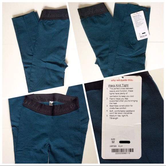 ⛔️SOLD⛔️ Lululemon Athletica Warp Knit Tights - Picture 4 of 4