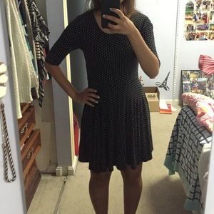 Black and White Polka Dot Dress
