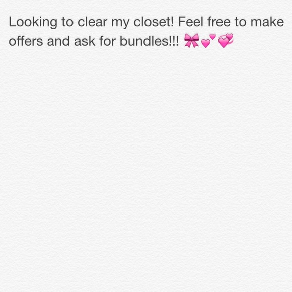 CLOSET CLEAR OUT MAKE ME OFFERS