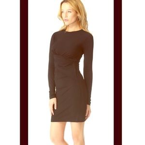 Alexander Wang Black Slinky Jersey Dress